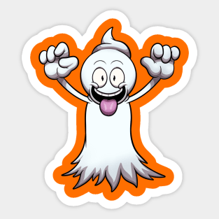 Funny Ghost Sticker